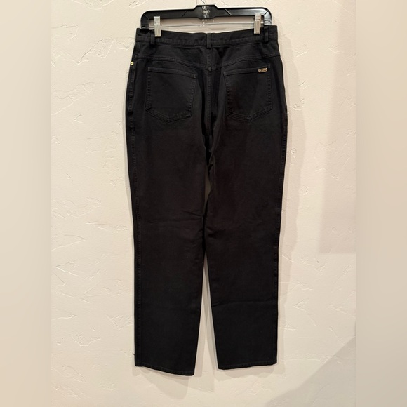 St. John Black Straight Leg Women's Jeans - Picture 2 of 6